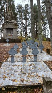 Eglaine piemineklis 1919.–1920. gada kaujās kritušajiem Lietuvas karavīriem