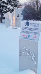 Jēkabpils. Piemineklis Itai Marijai Kozakevičai.