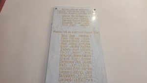 Ventspils Svētā Nikolaja luterāu baznīca. Piemiņas plāksne.