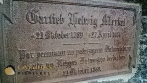 Garlība Merķeļa piemineklis