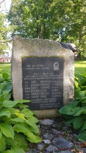 Piemineklis 1941. gada 4. jūlijā kritušajiem partizāniem Limbažos