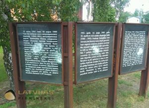 Piemineklis represētajiem Latvijas iedzīvotājiem Šķirotavā