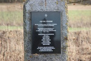 Piemiņas akmens LTS(p)A dibinātājiem Rožkalnu pagasta “Augšmuktos”