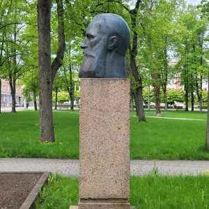 Andreja Pumpura piemiņas krūšutēls Daugavpilī