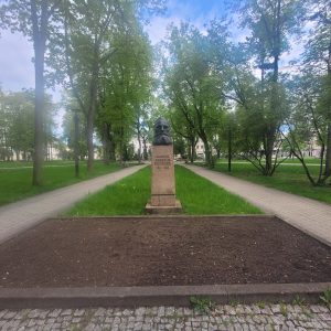 Andreja Pumpura piemiņas krūšutēls Daugavpilī