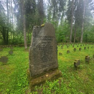 Pasaules kara kapsēta Soldatenfriedhof Latschenkrug/ Lāčukrogs