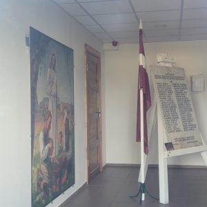 Salaspils luterāņu baznīcā piemiņas plāksne kritušajiem draudzes locekļiem