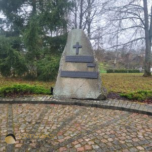 Staļinisma upuru piemiņas akmens Kandavā
